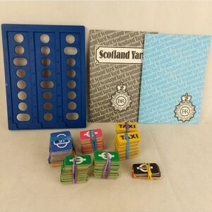 Scotland Yard REPLACEMENT Pieces Parts Milton Bradley 1985 Board Game